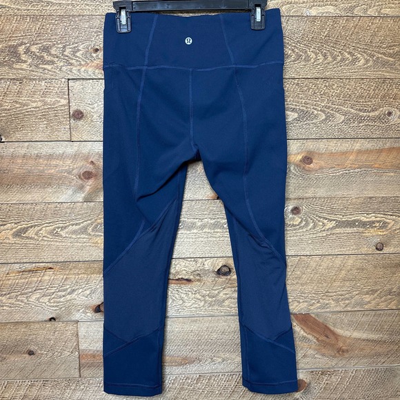 Lululemon Pace Rival High-Rise Crop Leggings True 22" Size 6 - Picture 5 of 10